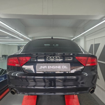 아우디 A7 3.0T 엔진오일 교환 Alpine Special F 0W-30_ JNA 서울 삼성점