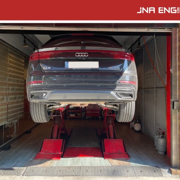 아우디 Q8 55 TFSI 엔진오일 교환 [쉘 힐릭스 울트라 0W-30]_ JNA 오일 성남 시흥점