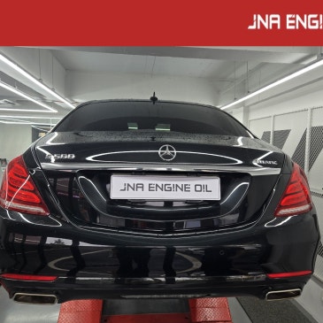 메르세데스 벤츠 S500 엔진오일 교환 Alpine Longlife lll 5W-30_ JNA 서울 삼성점