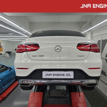 메르세데스 벤츠 GLC 300e 엔진오일 교환 Alpine Longlife 12 FE 0W-30_ JNA 서울 삼성점