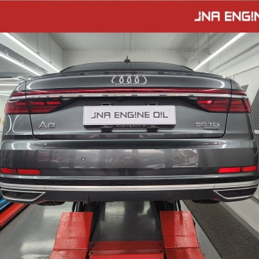 아우디 A8 50 TDI 엔진오일 교환 Alpine Longlife III 5W-30_ JNA 서울 삼성점