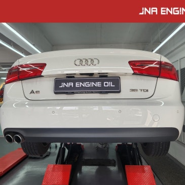 아우디 A6 35TDI 엔진오일 교환 Alpine Longlife III 5W-30_ JNA 서울 삼성점