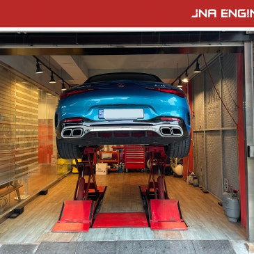 메르세데스 벤츠 R232 SL 63 AMG 엔진오일 교환 [Mobil 1 ESP X3 0W-40] _ JNA 오일 성남 시흥점