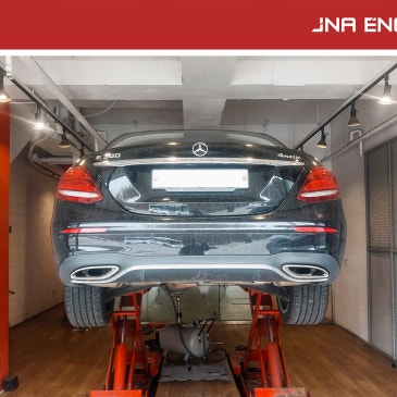 메르세데스-벤츠 W213 E300 엔진오일 교환 Alpine RS 0W-40_ JNA 용인 동백점