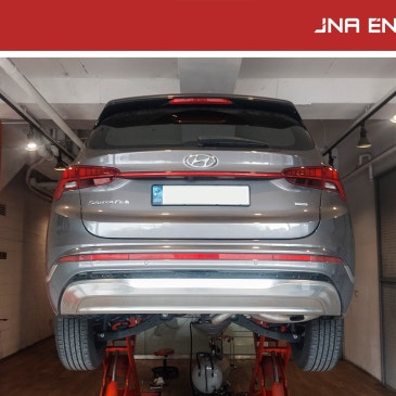 현대 더 뉴 싼타페 TM 1.6 하이브리드 엔진오일 교환 Alpine RSL 0W-20 FE+_ JNA 용인 동백점