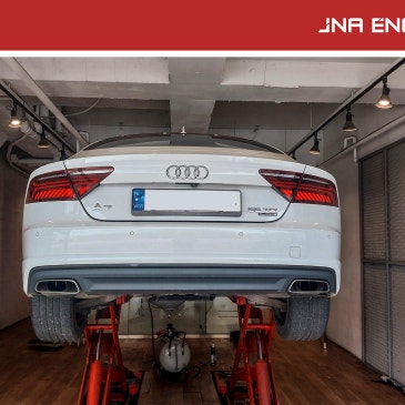 아우디 A7 55TDI 엔진오일 교환 Alpine Longlife Ⅲ 5W-30_ JNA 용인 동백점