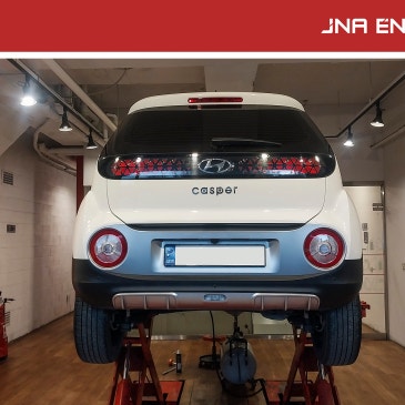 현대 캐스퍼 1.0 T-GDi 엔진오일 교환 Alpine Longlife Ⅲ 5W-30_ JNA 용인 동백점