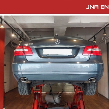 메르세데스-벤츠 W212 E300 엔진오일 교환 Mobil 1 Gold 0W-40_ JNA 용인 동백점