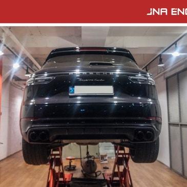 포르쉐 카이엔 4.0 터보 엔진오일 교환 Alpine RS 0W-40_ JNA 용인 동백점