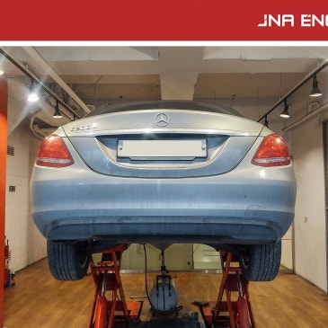 메르세데스-벤츠 W204 C200d 블루텍 엔진오일 교환 Alpine Longlife Ⅲ 5W-30_ JNA 용인 동백점