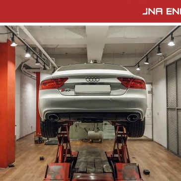 아우디 A7 3.0TDI 엔진오일 교환 Alpine Longlife Ⅲ 5W-30_ JNA 용인 동백점