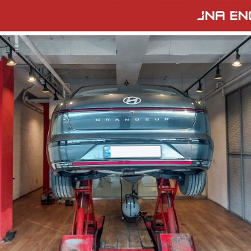현대 그랜저 GN7 1.6 하이브리드 엔진오일 교환 Alpine RSL 0W-20 FE+_ JNA 용인 동백점