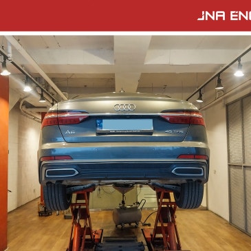 아우디 A6 45TFSI 엔진오일 교환 Alpine RS 0W-40_ JNA 용인 동백점