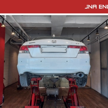 혼다 어코드 8세대 2.4 엔진오일 교환 Alpine Longlife 5W-30_ JNA 용인 동백점