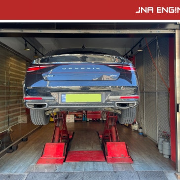 제네시스 G90 3.5T 엔진오일 교환 [알파인 롱라이프3 5W-30] _ JNA 오일 성남 시흥점