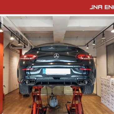 메르세데스-벤츠 W205 C43 AMG 쿠페 엔진오일 교환 Alpine RS 0W-40_ JNA 용인 동백점