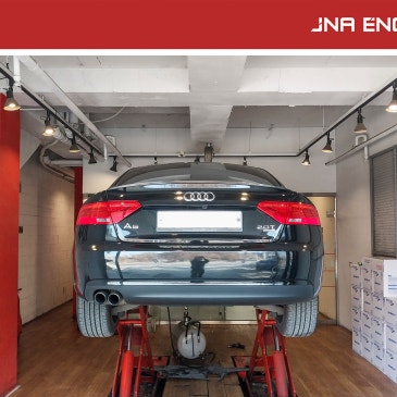 아우디 A5 2.0 TFSI 엔진오일 교환 Alpine RS 0W-40_ JNA 용인 동백점
