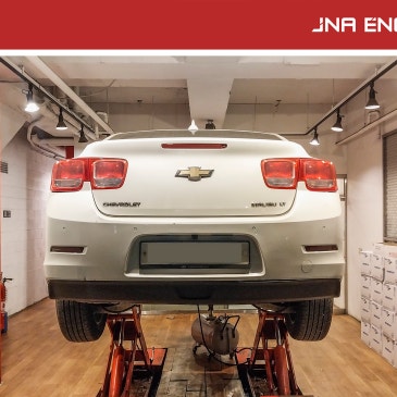 쉐보레 말리부 2.0 엔진오일 교환 Alpine Longlife 12 FE 0W-30_ JNA 용인 동백점