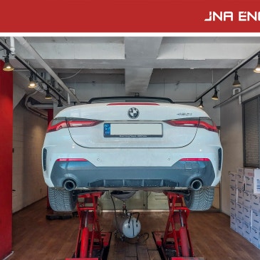 BMW G22 420i 엔진오일 교환 Alpine RS 0W-40_ JNA 용인 동백점