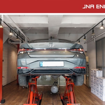 현대 아반떼 CN7 1.6 엔진오일 교환 Alpine RS 0W-40_ JNA 용인 동백점