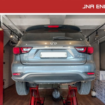 인피니티 QX60 3.5 동백동 엔진오일 교환 Alpine RS 0W-40_ JNA 용인 동백점
